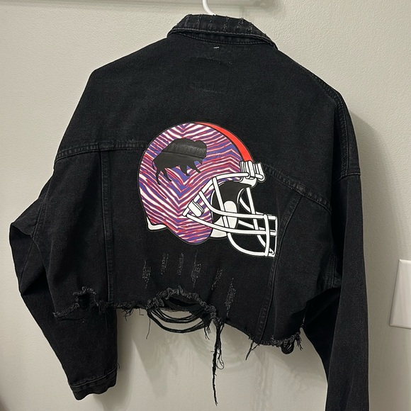 Jackets & Blazers - Buffalo Bills black denim jacket
